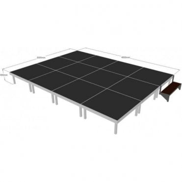 Alu Rapid Stage Package 4m x 3m x 400mm high (1m x 1m sections)