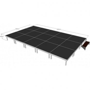 Alu Rapid Stage Package 5m x 3m x 400mm high (1m x 1m sections)