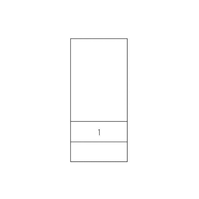 Bracket for use with single roll out fitment - Black