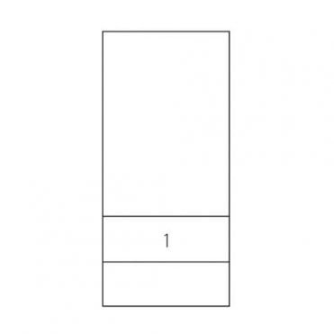 Bracket for use with single roll out fitment - Black