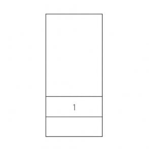Bracket for use with single roll out fitment - Black