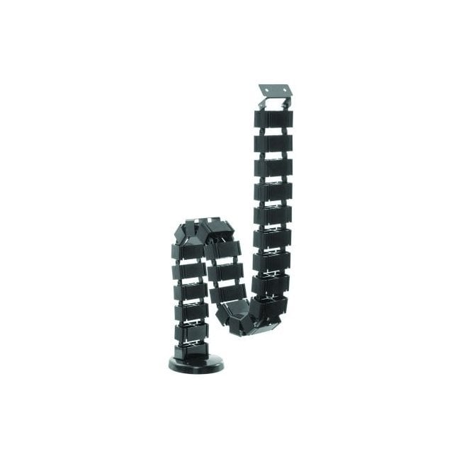 Cable Spine for height adjustable desk - Black