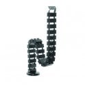 Cable Spine for height adjustable desk - Black
