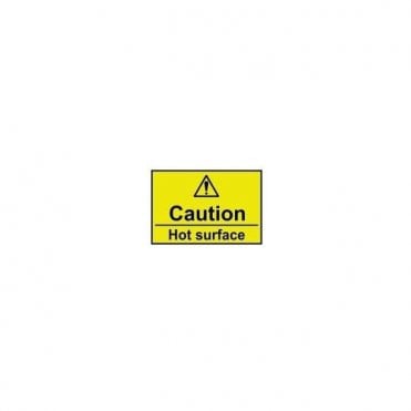 Caution Hot Surface Sign