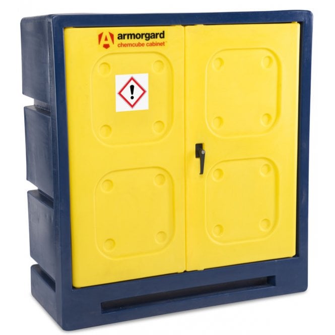 Chemcube Cabinet – External W1240xD555xH1320 Internal W1005xD450xH1000 – Weight 47kg