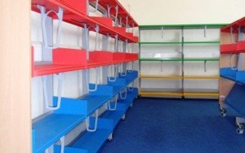 Cantilever Library Shelving