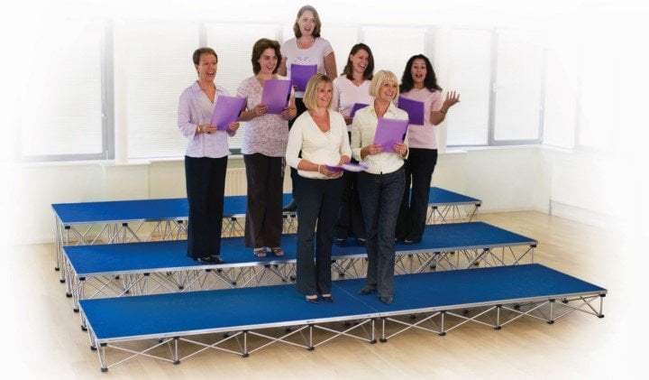 Ultralight Choir Risers