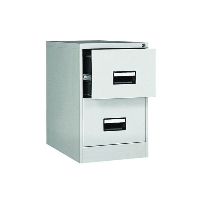 Contract 2 drawer filing cabinet - Grey