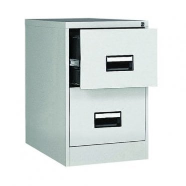 Contract 2 drawer filing cabinet - Grey