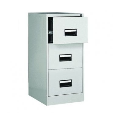 Contract 3 drawer filing cabinet - Grey