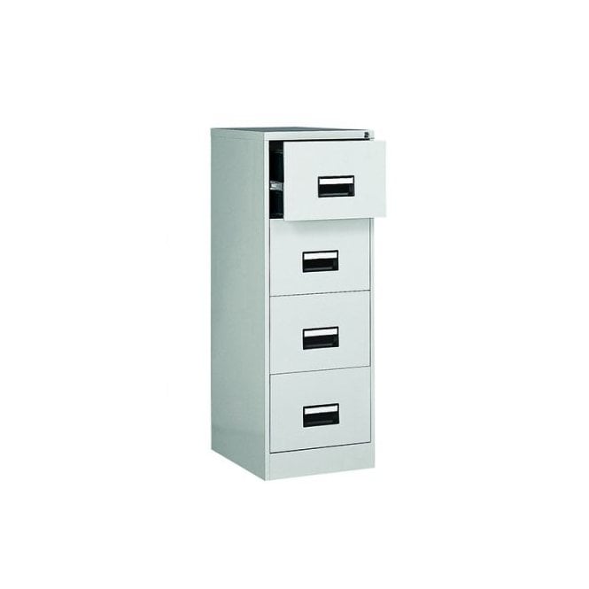 Contract 4 drawer filing cabinet - Grey