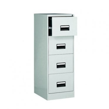 Contract 4 drawer filing cabinet - Grey