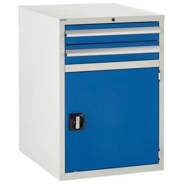 Cupboard with 2 Drawers & 1 Shelf - 600mm Wide x 825mm High