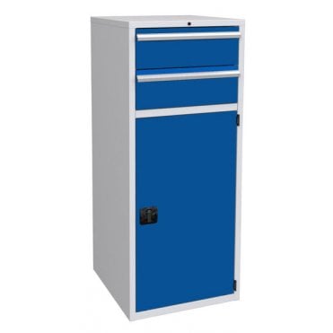 Cupboard with 2 drawers and 1 shelf - 600mm wide x 1500mm high