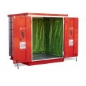 Cuttingcube – External W2075xD2005xH2155 - Internal W1590xD185xH1790 – Weight 460kg