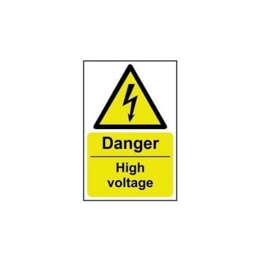 Danger High Voltage Sign