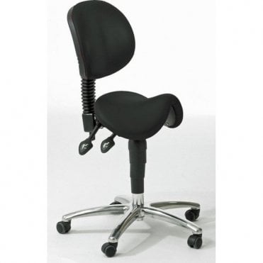 Dentist Saddle Seat with Backrest