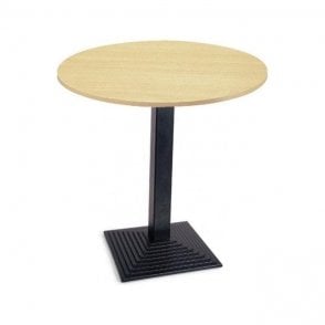 Denton Bistro Round Table with Ash Veneer top Diameter700 x H700mm