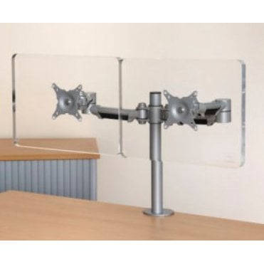 Dual monitor arm