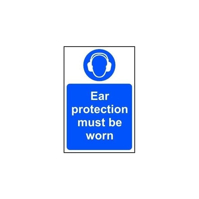 Ear Protection Must be Worn Sign