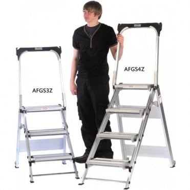 Easy Slope Aluminium Folding Leader Steps