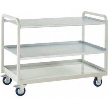 Euroslide Trolley - Steel Top with Shelf - Kit 1 - 1270mm Wide x 960mm High