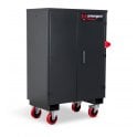 Fittingstor – External W1179xD574xH1575 - Internal W930xD515xH1180 – Weight 125kg