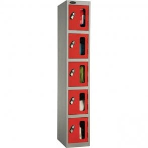 Five Compartment Vision Door Locker H1780 x W305 x D460mm