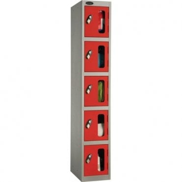 Five Compartment Vision Door Lockers