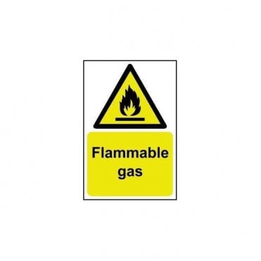 Flammable Gas Sign