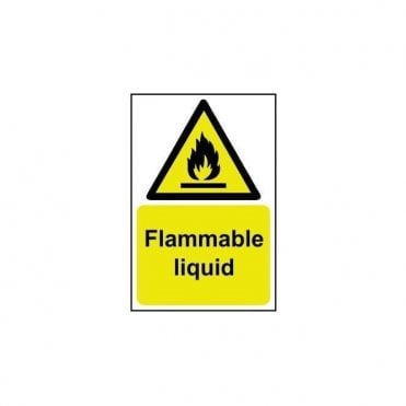 Flammable Liquid Sign