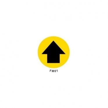 Floor Marker 430mm dia. Directional Arrow