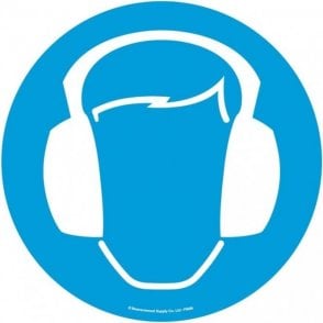Floor Marker 430mm dia. Ear Protection Symbol