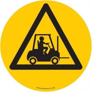 Floor Marker 430mm dia. Forklift Truck Area symbol