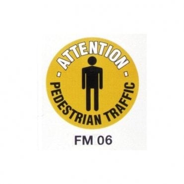 Floor Marker 430mm dia. Pedestrian Traffic