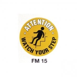 Floor Marker 430mm dia. Watch Your Step