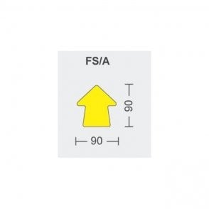 Floor Signal Markers "Arrow" 90 x 90mm 100 PACK