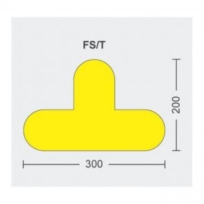 Floor Signal Markers "T" 200 x 300mm 10 PACK