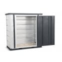 Forma-stor – External W2075xD1005xH2110 - Internal W1920xD970xH1950 – Weight 270kg