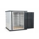 Forma-stor – External W2075xD2010xH2110- Internal W1920xD1920xH1950 – Weight 380kg
