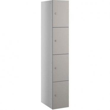 Four Compartment Satin Laminate Door Locker