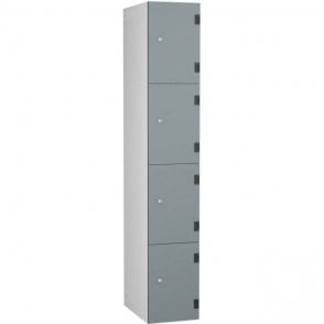 Four Compartment Solid Grade Laminate Door Locker H1780 x W305 x D470mm