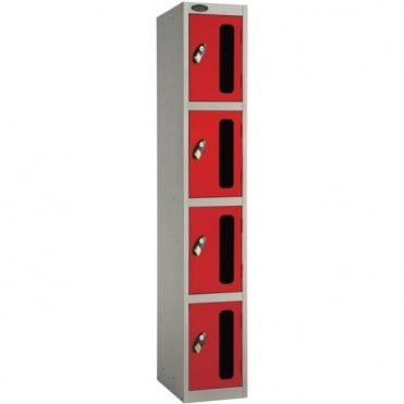 Four Compartment Vision Door Lockers