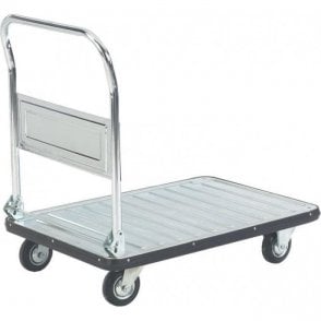 Galvanised Folding Platform Trolley 300kg UDL