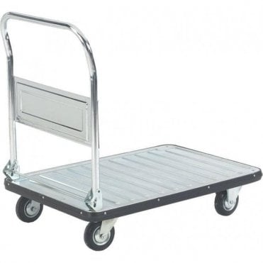Galvanised Folding Platform Trolley