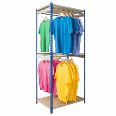 Garment Storage Racking - Double Rail