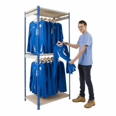 Garment Storage Racking - Single Rail