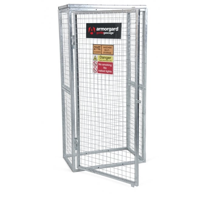 Gorilla Gas Bottle Cage – External W912xD566xH1831 Internal W850xD500xH1800 – Weight 60kg