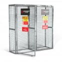 Gorilla Gas Bottle Double Compartment Cage – External W1815xD570xH1835 Internal W900xD500xH1800 (Per Compartment) – Weight 120kg