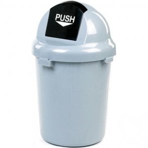 60 Litre Half Round Head Dustbin Diameter 510 x Height 590mm